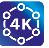  4K Technology Icon